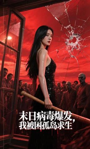 短剧《末日病毒爆发，我被困孤岛求生》海报