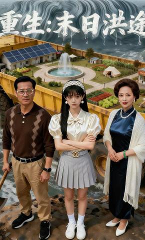 短剧《重生末日洪途》海报