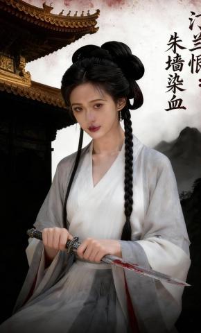 短剧《汀兰恨：朱墙染血》海报