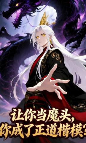 短剧《让你当魔头，你成了正道楷模？》海报