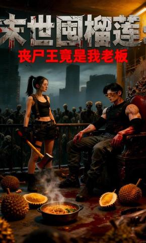 短剧《末世囤榴莲：丧尸王竟是我老板》海报