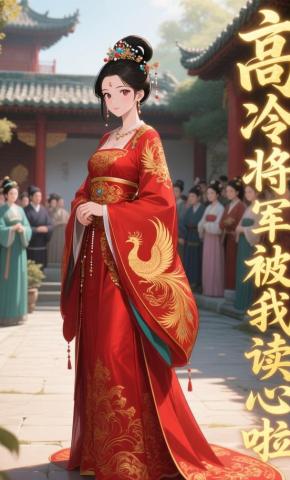 短剧《高冷将军被我读心啦》海报