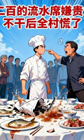 短剧《二百的流水席嫌贵？不干后全村慌了》海报
