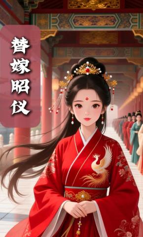 短剧《替嫁昭仪》海报