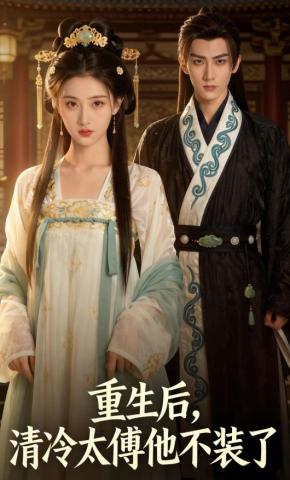 短剧《重生后，清冷太傅他不装了》海报