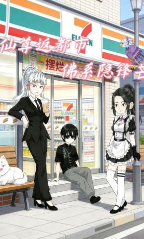 短剧《仙尊返都市，佛系隐锋芒》海报