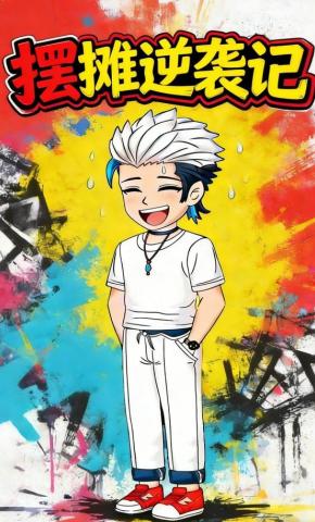 短剧《摆摊逆袭记》海报