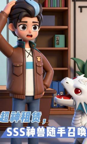 短剧《超神租赁，SSS神兽随手召唤》海报