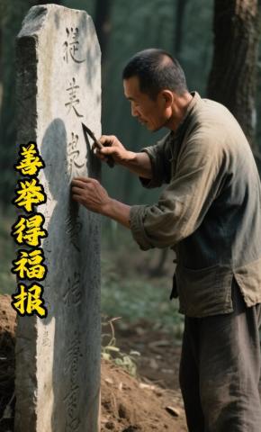 短剧《善举得福报》海报