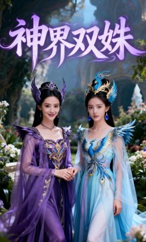 短剧《神界双姝》海报