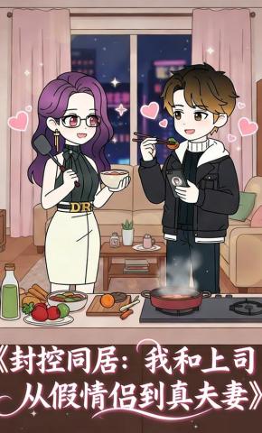 短剧《封控同居：我和上司从假情侣到真夫妻》海报