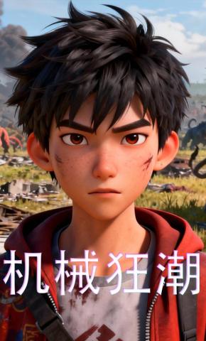 短剧《机械狂潮》海报