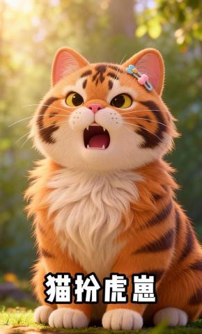 短剧《猫扮虎崽》海报