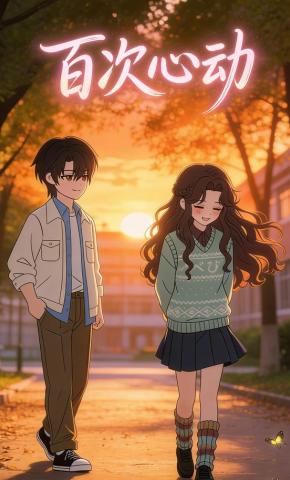 短剧《百次心动》海报