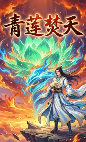 短剧《青莲焚天》海报