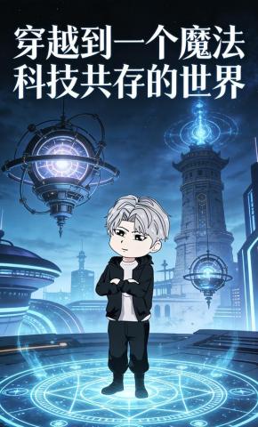 短剧《穿越到一个魔法科技共存的世界》海报