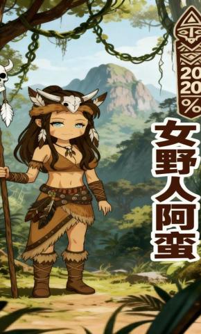 短剧《女野人阿蛮》海报