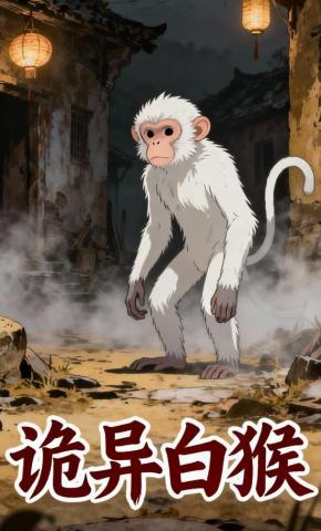 短剧《诡异白猴》海报