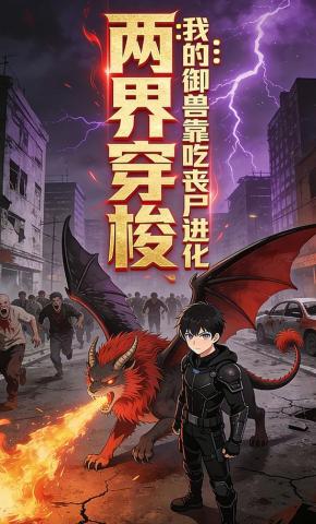短剧《两界穿梭：我的御兽靠吃丧尸进化》海报
