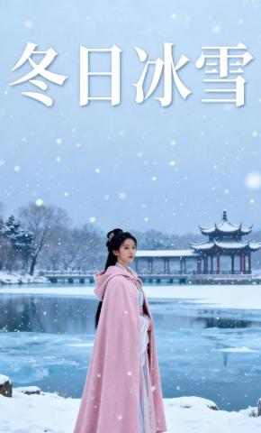 短剧《冬日冰雪》海报