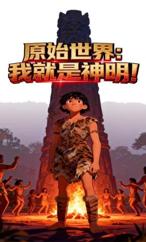 短剧《原始世界：我就是神明！》海报