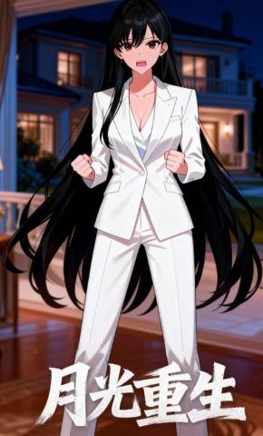 短剧《月光重生》海报