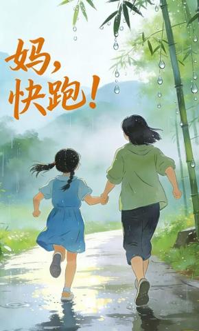 短剧《妈，快跑！》海报