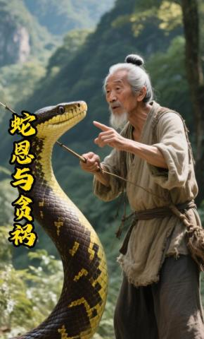 短剧《蛇恩与贪祸》海报