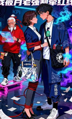 短剧《我被月老强制牵红线》海报