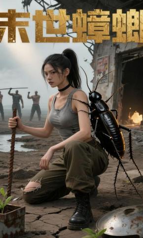 短剧《末世蟑螂》海报