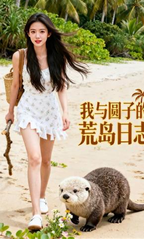 短剧《我与圆子的荒岛日志》海报