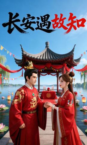 短剧《长安遇故知》海报