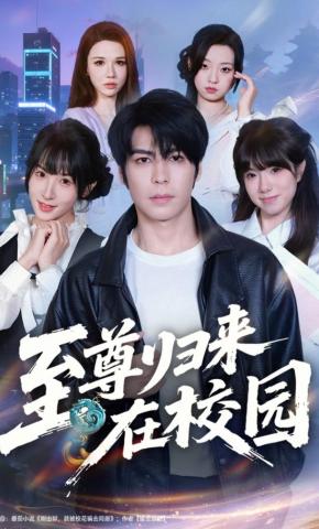 短剧《至尊归来在校园》海报