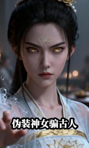 短剧《伪装神女骗古人》海报