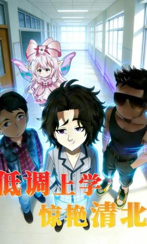 短剧《低调上学惊艳清北》海报