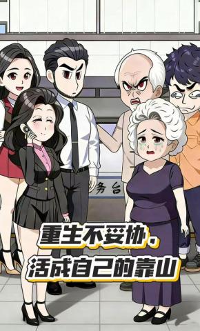 短剧《重生不妥协，活成自己的靠山》海报