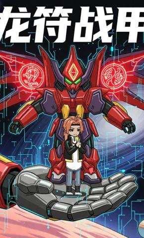 短剧《龙符战甲》海报