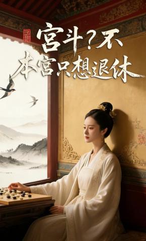 短剧《宫斗？不，本宫只想退休》海报