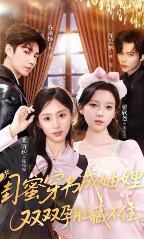 短剧《闺蜜穿书成妯娌，双双孕肚藏不住》海报