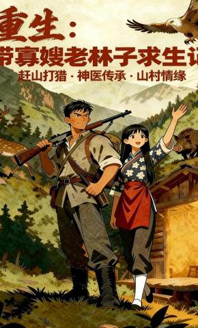 短剧《重生：带寡嫂老林子求生记》海报