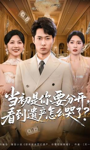 短剧《当初是你要分开，看到遗产怎么哭了？》海报