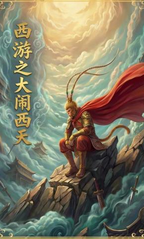 短剧《西游之大闹西天》海报