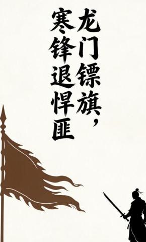 短剧《龙门镖旗，寒锋退悍匪》海报