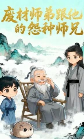 短剧《废材师弟跟他的怨种师兄》海报