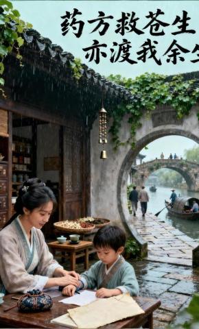 短剧《药方救苍生，亦渡我余生》海报