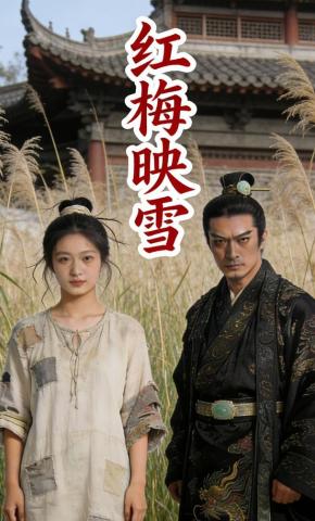 短剧《红梅映雪》海报