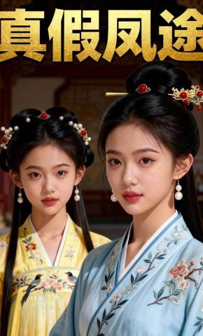 短剧《真假凤途》海报