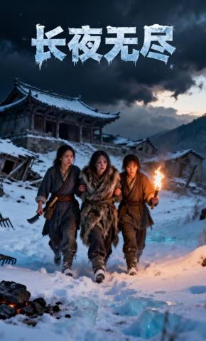 短剧《长夜无尽》海报