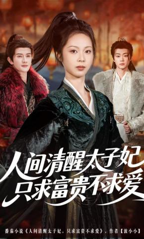 短剧《人间清醒太子妃，只求富贵不求爱》海报
