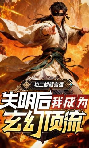 短剧《拉二胡就变强，失明后我成为玄幻顶流》海报